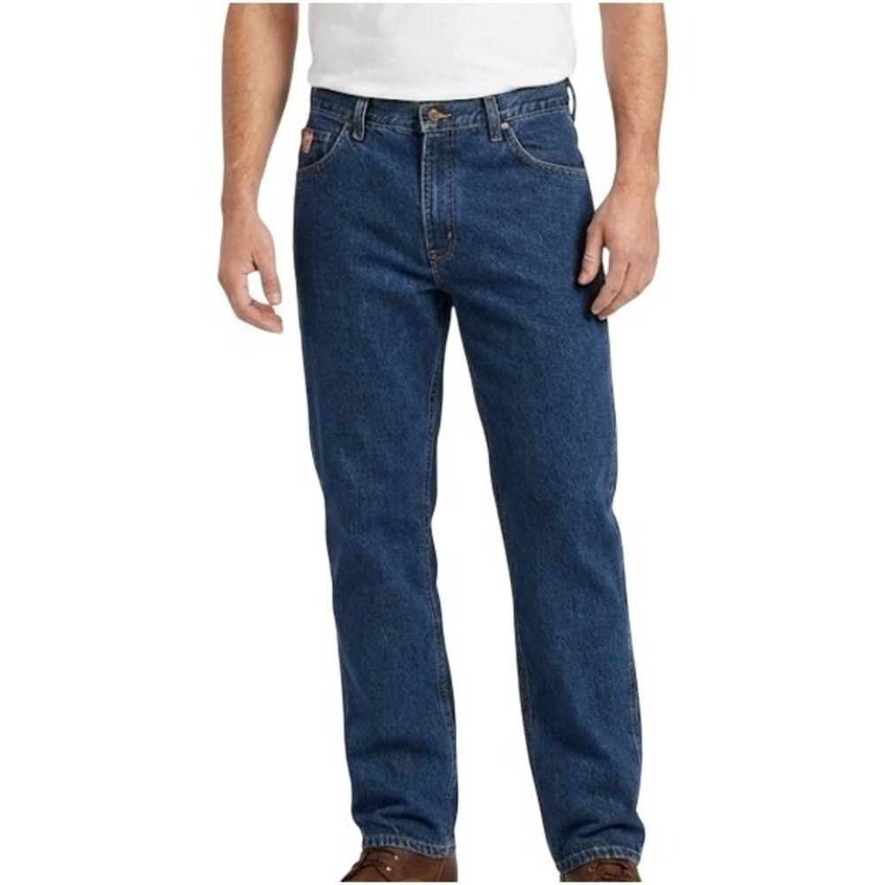 Carhartt B480 DPS Traditional Fit Mens Jeans 40x30 Blue Denm Work Pants Casual